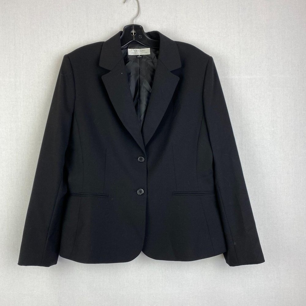 Tahari Basic Black Blazer - image 1
